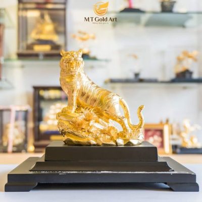 Tượng Hổ Dát Vàng 24k (24x20x16cm)