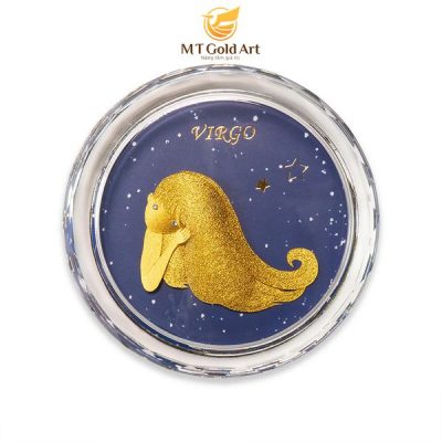 Chặn giấy cung Xử Nữ dát vàng (24/8 – 23/9)