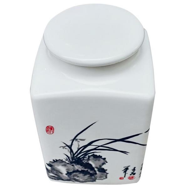 Hộp đựng trà bằng sứ
