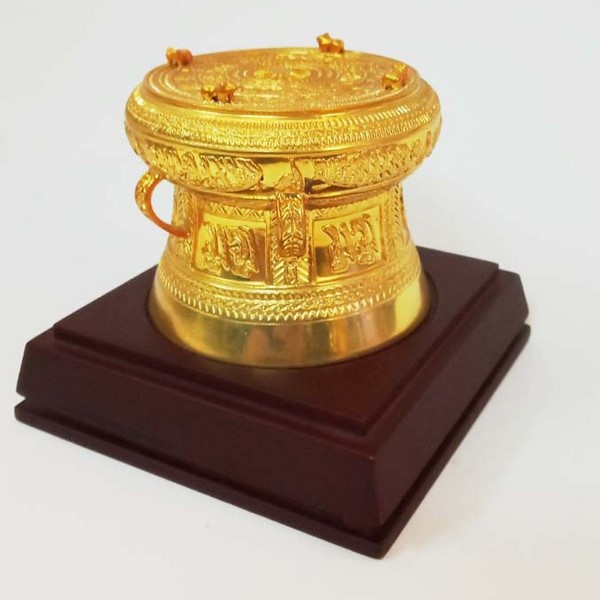 Trống đông mạ vàng 24k